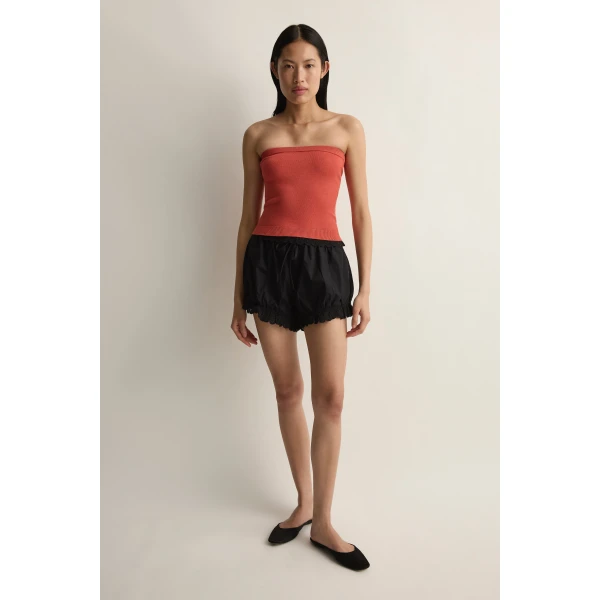 Posse Noah Strapless Top in Apple | Sleeveless | Coveti, view 3