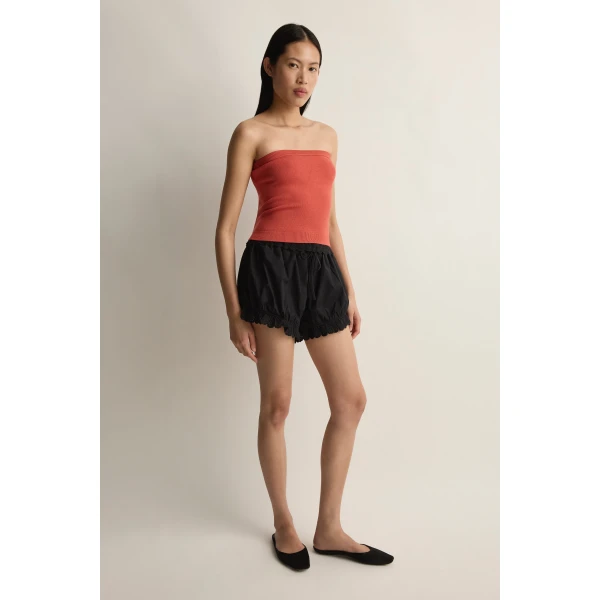 Posse Noah Strapless Top in Apple | Sleeveless | Coveti, view 4
