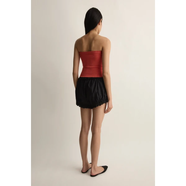 Posse Noah Strapless Top in Apple | Sleeveless | Coveti, view 5