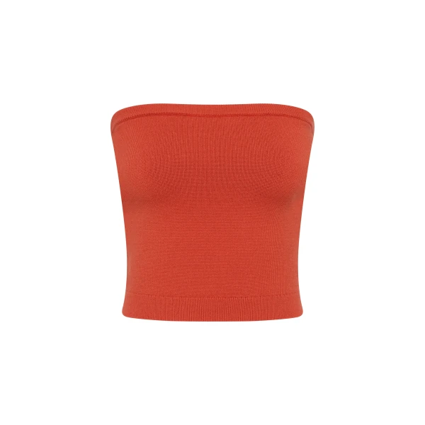Posse Noah Strapless Top in Apple | Sleeveless | Coveti
