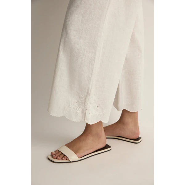Posse Odette Pant in Cream | Pants | Coveti, view 3