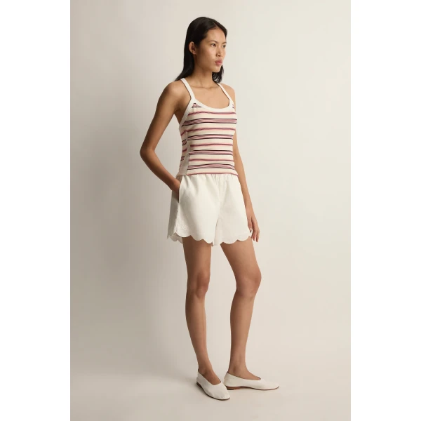 Posse Odette Short in Cream | Shorts | Coveti, view 2