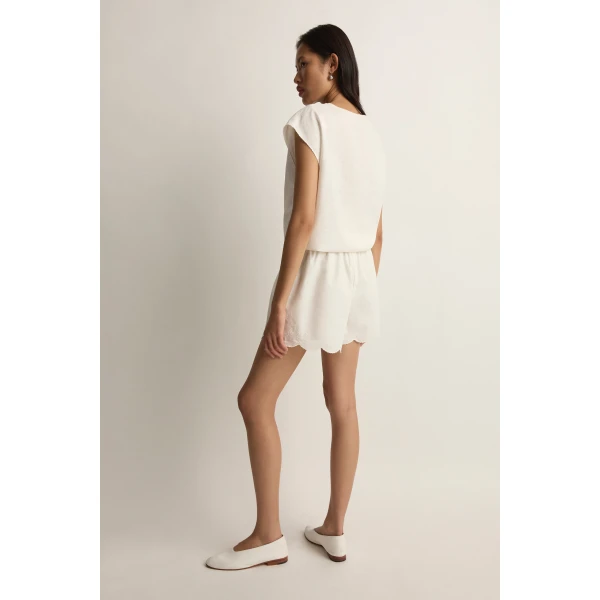 Posse Odette Top in Cream | Tops | Coveti, view 4