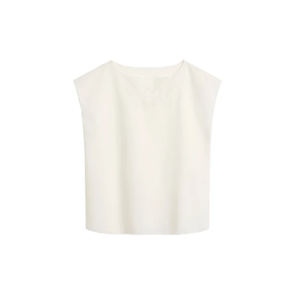 Odette Top in Cream