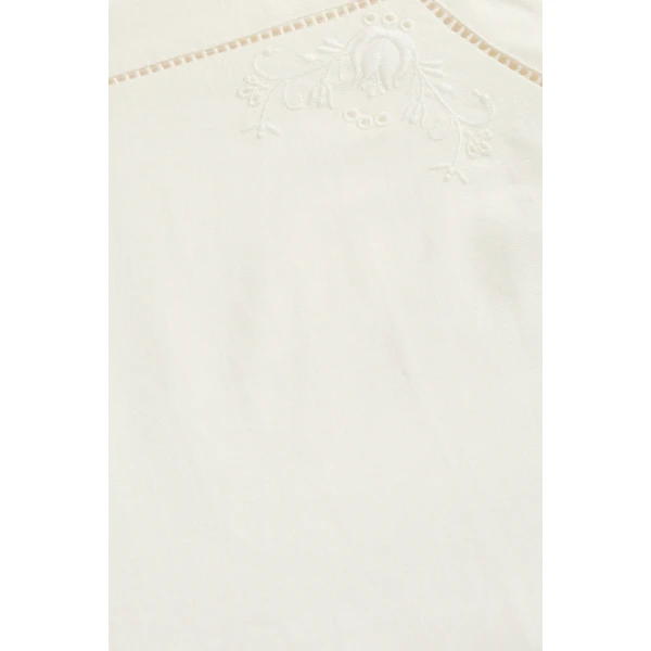 Posse Odette Wrap Dress in Cream | Midi Dresses | Coveti, view 5