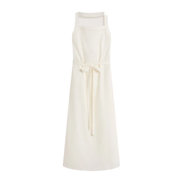 Posse Odette Wrap Dress in Cream | Midi Dresses | Coveti