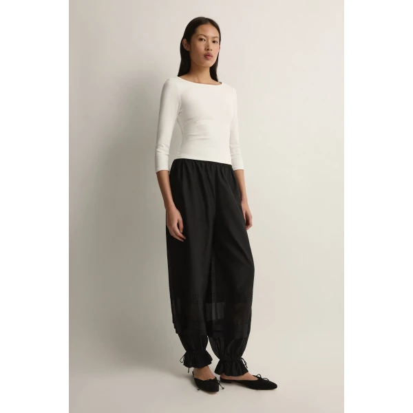 Posse Pearl Pants in Black | Pants | Coveti, view 4