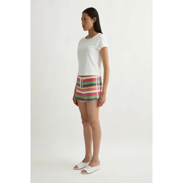 Posse Polly Short in Bayadere Stripe | Shorts | Coveti, view 3