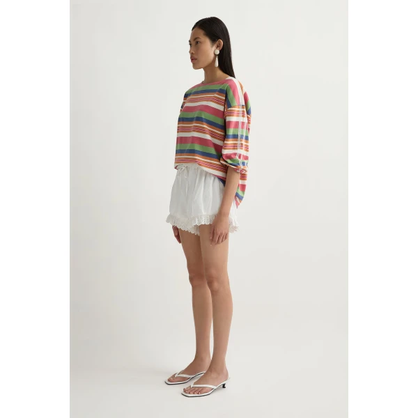 Posse Polly Top in Bayadere Stripe | Tops | Coveti, view 3