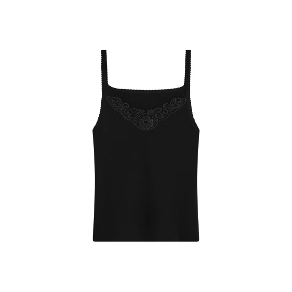 Posy Tank in Black