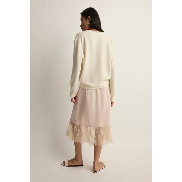 Posse Primrose Sweater in Cloud | Sweaters | Coveti, view 4