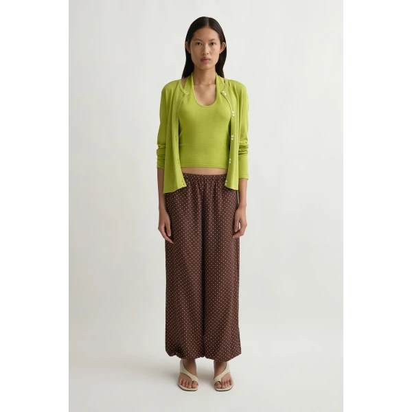 Posse Rae Cardigan in Chartreuse | Cardigan | Coveti, view 2