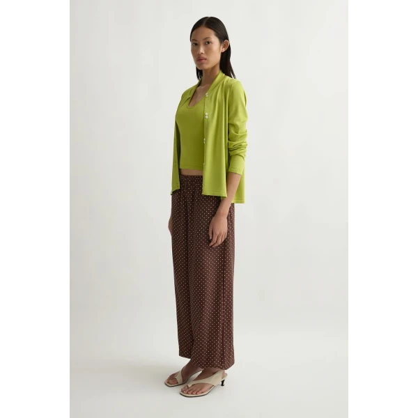 Posse Rae Cardigan in Chartreuse | Cardigan | Coveti, view 4