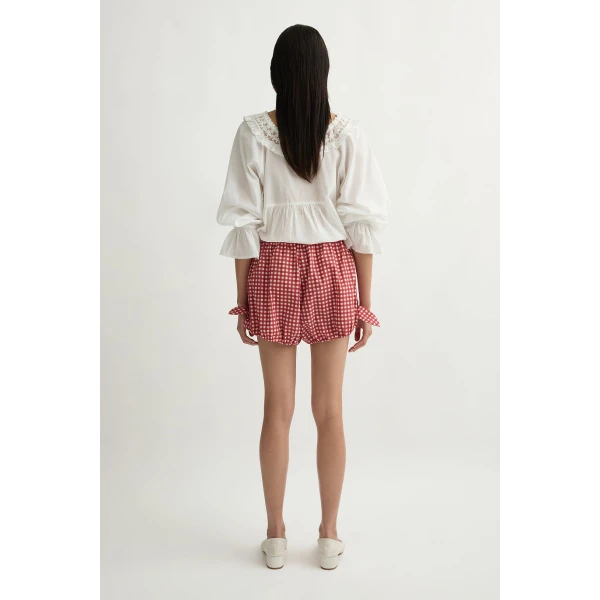 Posse Rosie Short in Rose Gingham | Shorts | Coveti, view 5