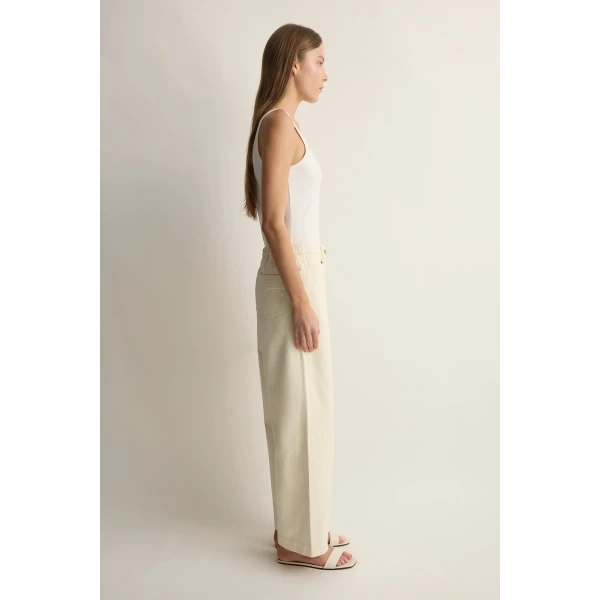 Posse Ryder Pant in Cream | Pants | Coveti, view 3