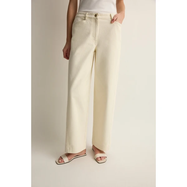 Posse Ryder Pant in Cream | Pants | Coveti, view 5