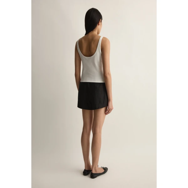 Posse Sable Tank in Vintage White | Sleeveless | Coveti, view 5