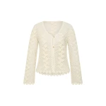 Posse Saskia Cardigan in Ivory | Cardigan | Coveti