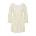 Posse Saskia Dress in Ivory | Midi Dresses | Coveti