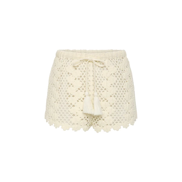 Posse Saskia Short in Ivory | Shorts | Coveti