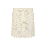 Posse Saskia Skirt in Ivory | Midi Skirts | Coveti
