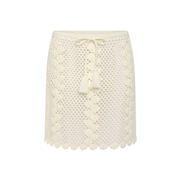 Saskia Skirt in Ivory