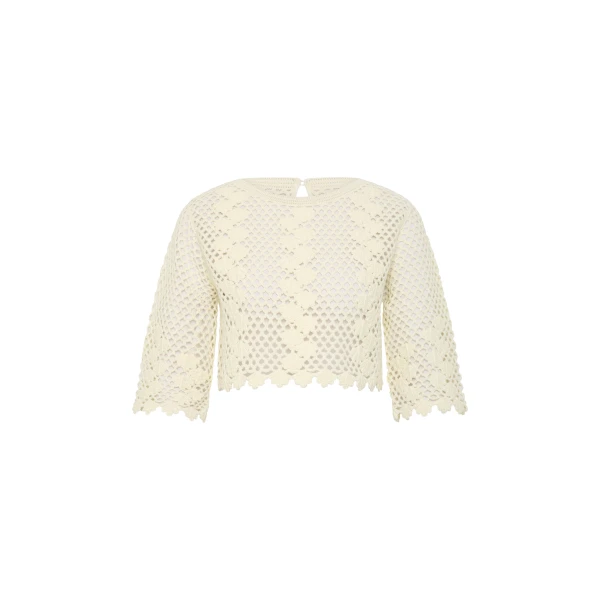 Saskia Top in Ivory