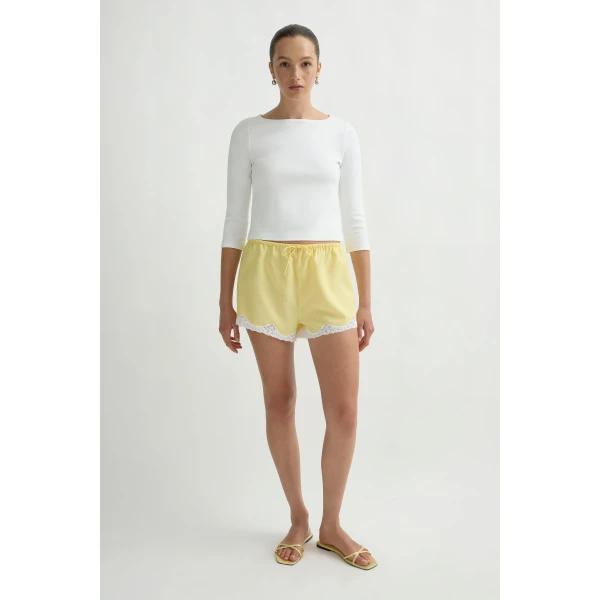 Posse Tabitha Short in Passion Fruit | Shorts | Coveti, view 2