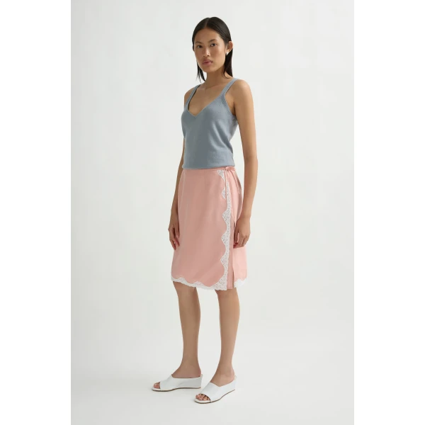 Posse Tabitha Skirt in Blossom | Midi Skirts | Coveti, view 4