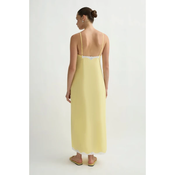 Posse Tabitha Slip Dress in Passion Fruit | Maxi Dresses | Coveti, view 4