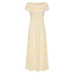 Posse Tabitha Sundress in Buttermilk | Midi Dresses | Coveti