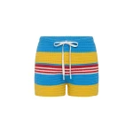 Posse Tammy Short in Blue Multistripe | Shorts | Coveti