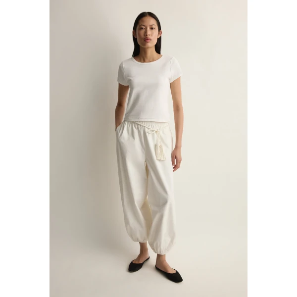 Posse Tassel Belt in Cream | Belts | Coveti, view 3
