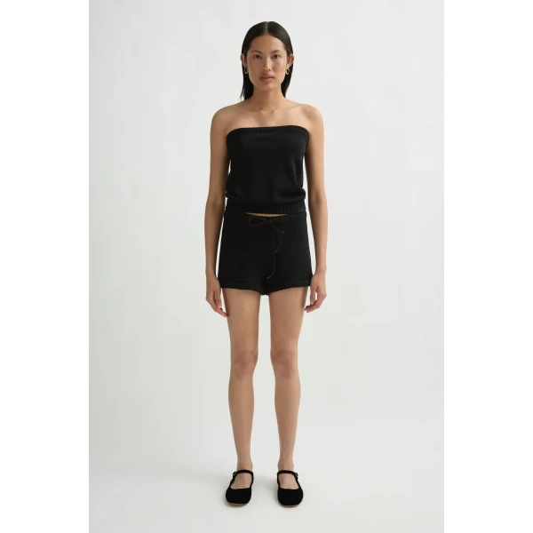 Posse Teo Short in Black | Shorts | Coveti, view 2