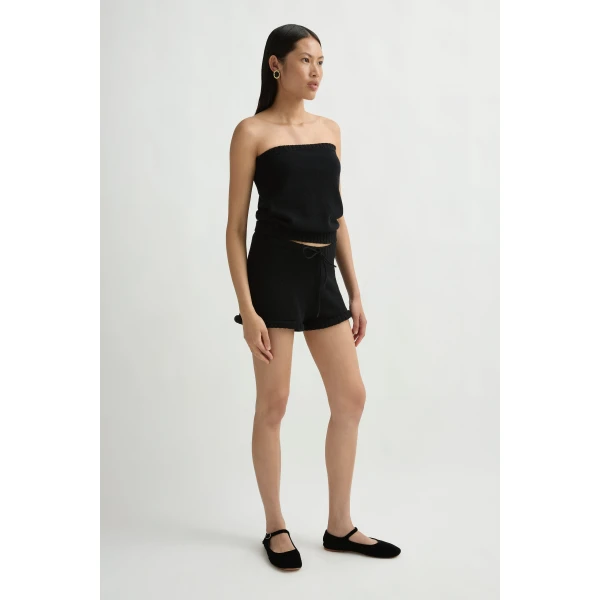 Posse Teo Short in Black | Shorts | Coveti, view 4