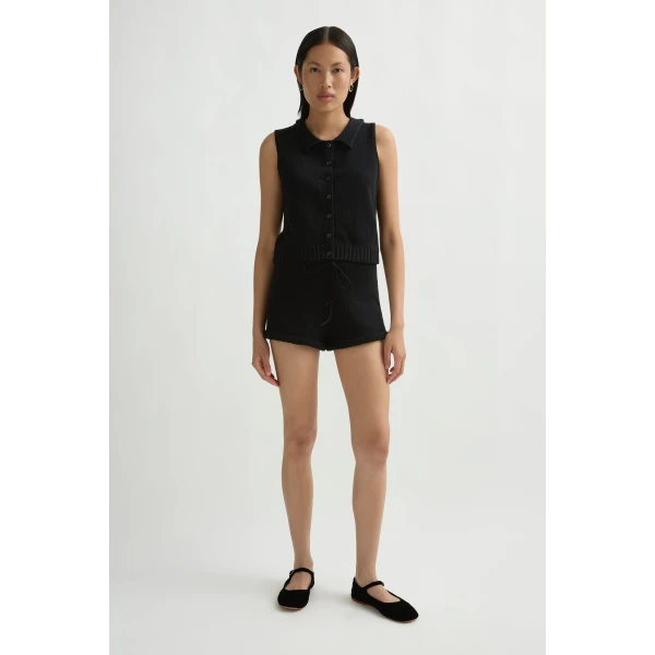 Posse Teo Top in Black | Tops | Coveti, view 3