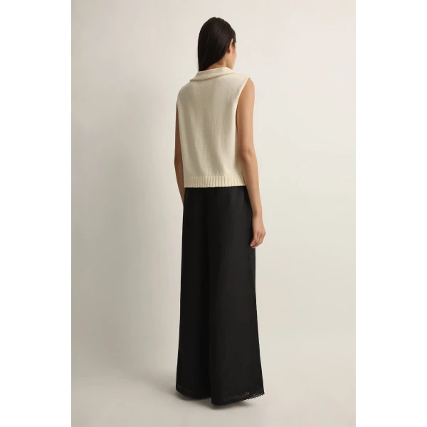 Posse Teo Top in Ivory | Tops | Coveti, view 5