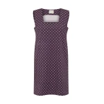 Posse Tommy Dress in Purple Ivory Polka Dot | Midi Dresses | Coveti