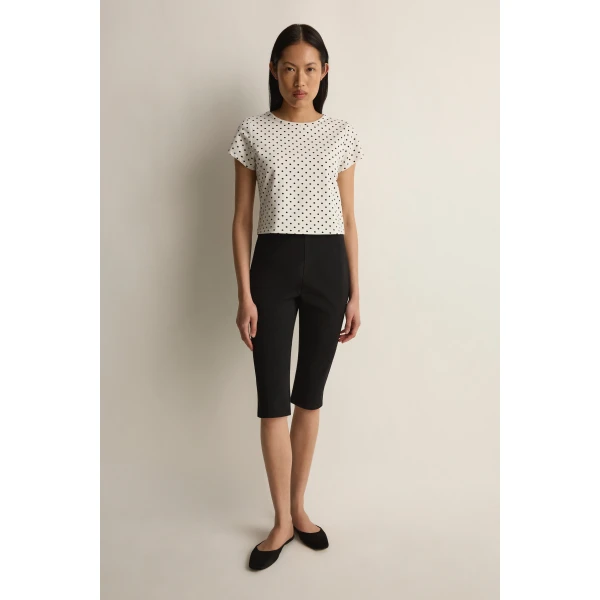 Posse Tommy Tee in Ivory Black Polka Dot | T-shirts | Coveti, view 3