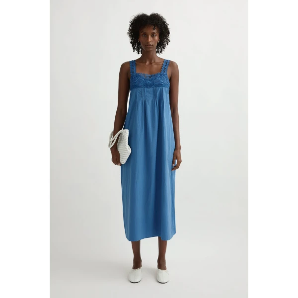 Posse Veda Dress in Azure | Midi Dresses | Coveti, view 2