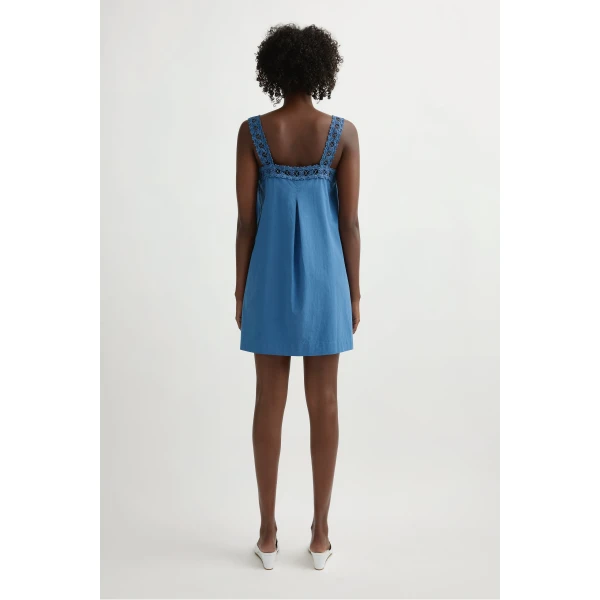 Posse Veda Mini Dress in Azure | Mini Dresses | Coveti, view 5