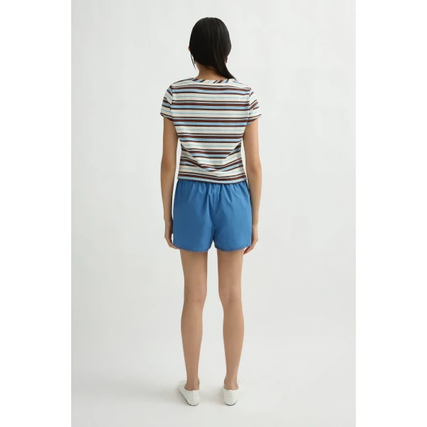 Posse Veda Short in Azure | Shorts | Coveti, view 5