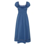 Posse Veda Sundress in Azure | Midi Dresses | Coveti