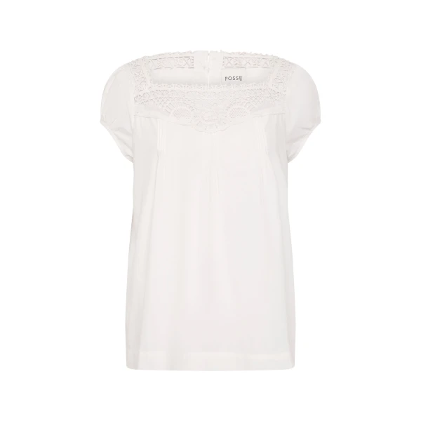 Posse Veda Top in Vintage White | Tops | Coveti