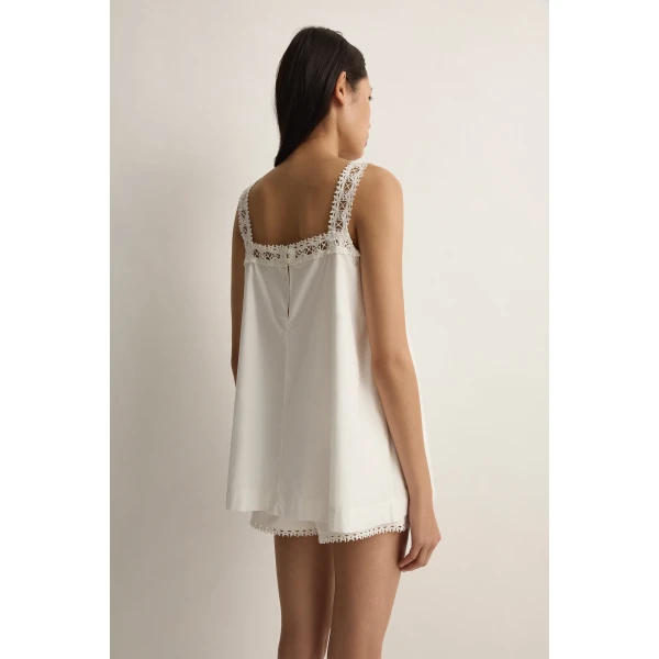 Posse Veda Tunic in Vintage White | Tops | Coveti, view 6