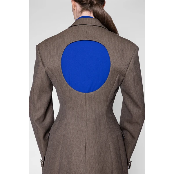 ROKSANDA Ivara Jacket in Brown Melange | Jackets | Coveti