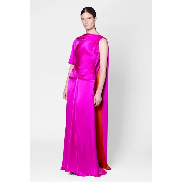 ROKSANDA Nella Dress in Ultra Pink | Evening Gowns | Coveti