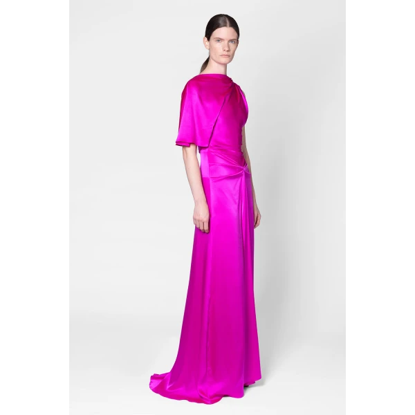 ROKSANDA Nella Dress in Ultra Pink | Evening Gowns | Coveti
