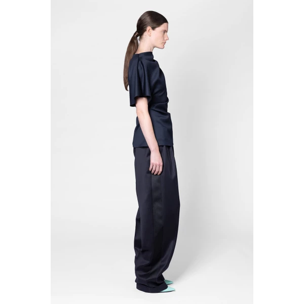 ROKSANDA Nomi Top in Navy | Tops | Coveti