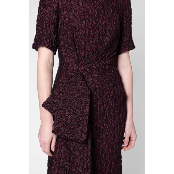 ROKSANDA Syla Dress in Burgundy | Evening Gowns | Coveti